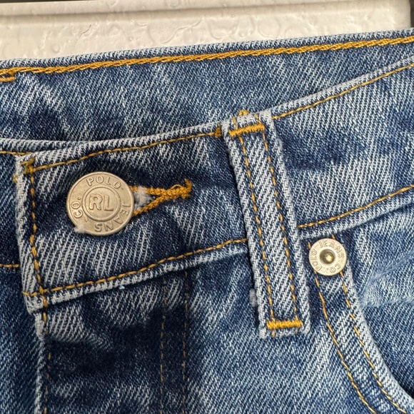 Pre-Owned Vintage  Women's Ralph Lauren 67 Bootcut Jean size 10 x 31 medium wash - Picture 5 of 10